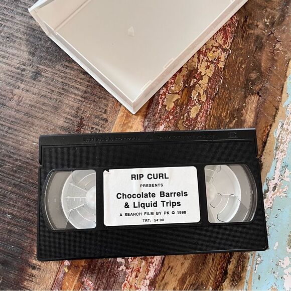 Rip Curl Chocolate Barrels & Liquid Trips Surfing VHS Tape - Picture 3 of 4